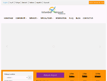 Tablet Screenshot of istanbulairporttransfer.net